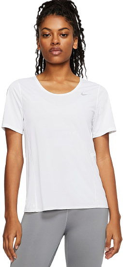 Футболка женская Nike City Sleek White/Reflective Silver - Фото 2 большая