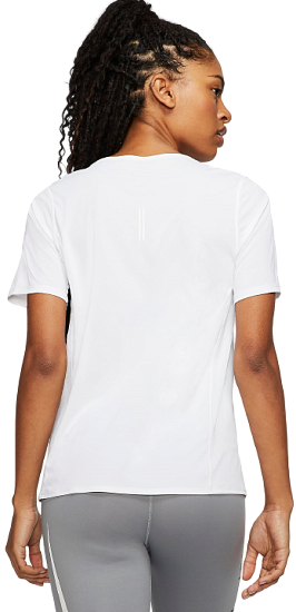 Футболка женская Nike City Sleek White/Reflective Silver - Фото 3 большая