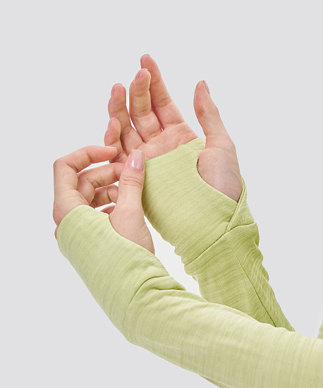 Лонгслив женский Nordski Impulse Cool Matcha - Фото 6 большая