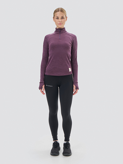 Лонгслив женский Nordski Impulse Plum - Фото 9 большая