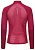 Лонгслив женский Reebok Running 1/4 Zip Бордовый - Фото 2 малая