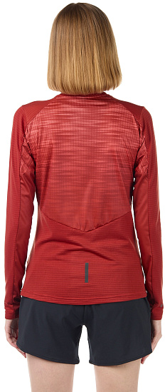 Футболка женская Scott Trail Run Rust Red/Brick Red - Фото 4 большая