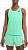 Майка женская Nike AeroSwift Green Glow/Black - Фото 1 малая