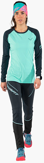 Лонгслив женский Dynafit Alpine Pro Marine Blue - Фото 2 большая