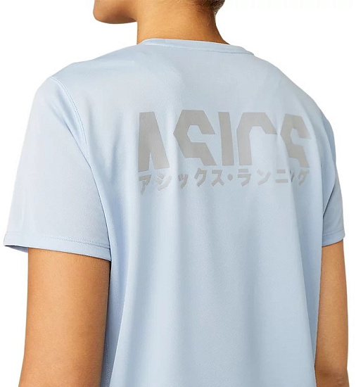 Футболка женская ASICS Katakana Ss Mist - Фото 7 большая