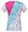 Футболка женская Wonder Trail Topo Blue Pink - Фото 2 малая
