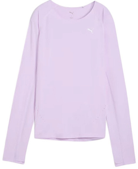 Лонгслив женский Puma Everyday Cloudpun Light Lavender - Фото 1 большая
