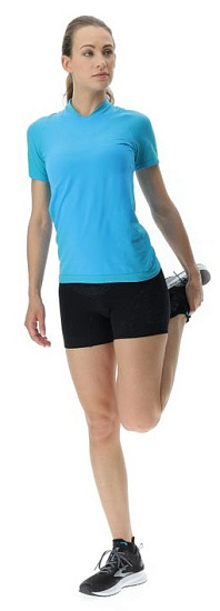 Футболка женская UYN Running Exceleration Ow Sh_Sl Turquoise/Ash - Фото 9 большая