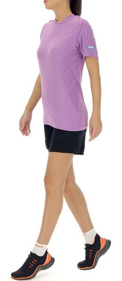 Футболка женская UYN Run Fit Ow Sh_Sl Chinese Violet - Фото 4 большая