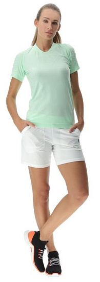 Футболка женская UYN Run Fit Ow Sh_Sl Green Ash - Фото 9 большая