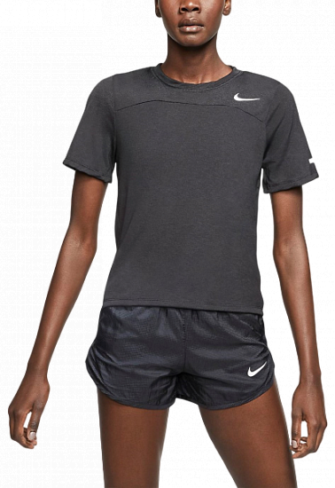 Футболка женская Nike Icon Clash Top SS Best Black/White - Фото 1 большая