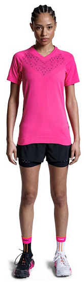 Футболка женская X-Bionic Twyce Run Neo Pink/X Black - Фото 3 большая