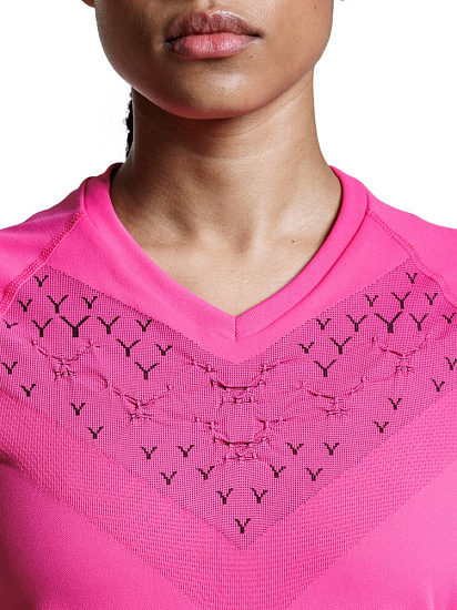 Футболка женская X-Bionic Twyce Run Neo Pink/X Black - Фото 5 большая