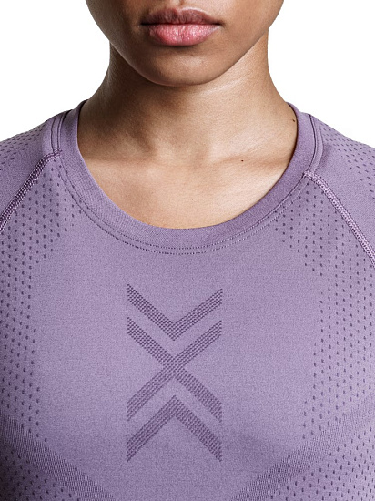 Футболка женская X-Bionic Xceed Run Dusty Lavender/Lavender Night - Фото 4 большая