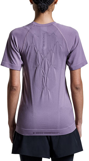 Футболка женская X-Bionic Xceed Run Dusty Lavender/Lavender Night - Фото 5 большая