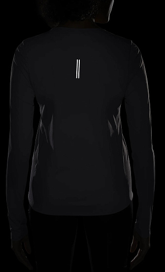 Футболка женская Nike City Sleek LS Pink - Фото 9 большая