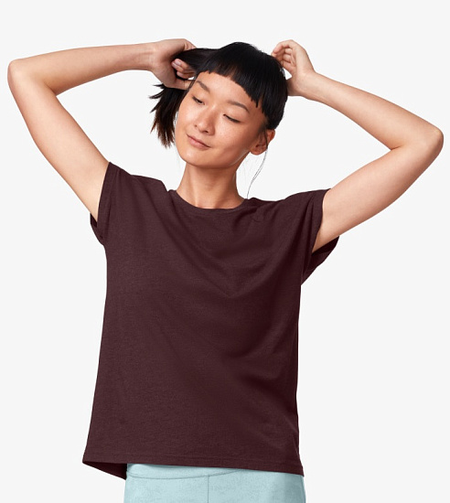 Футболка женская On Comfort-T Mulberry - Фото 2 большая