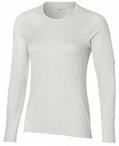Лонгслив женский Mizuno Thermal Charge Bt L Nimbus Cloud