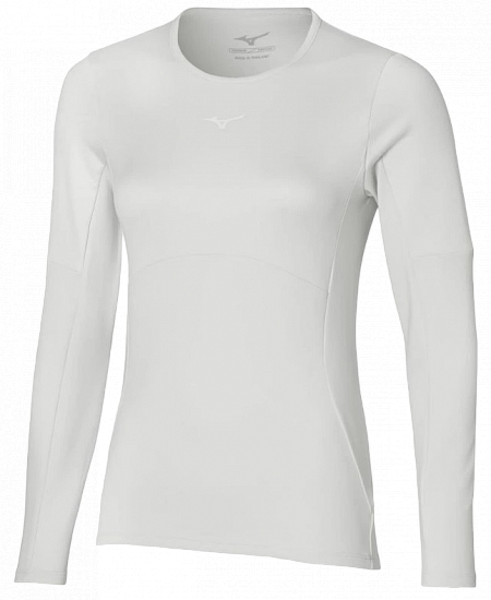 Лонгслив женский Mizuno Thermal Charge Bt L Nimbus Cloud - Фото 1 большая