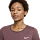 Футболка женская Nike Dri-FIT Run Division Dark Wine/Black/Reflective Silver - Фото 5 малая