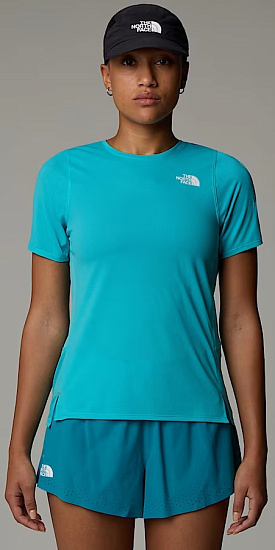 Футболка женская The North Face Summit High Trail Run Galactic Blue - Фото 4 большая