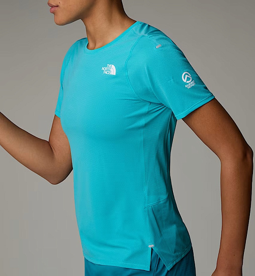Футболка женская The North Face Summit High Trail Run Galactic Blue - Фото 8 большая