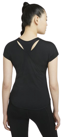 Топ женский Nike Breathe Cool Black/Reflective Silver - Фото 3 большая