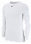 Футболка женская Nike Np Top LS All Over Mesh White/Black - Фото 1 малая