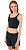 Майка женская Nike Yoga Luxe Crop Tank Black/Dk Smoke Grey - Фото 3 малая