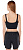 Майка женская Nike Yoga Luxe Crop Tank Black/Dk Smoke Grey - Фото 4 малая