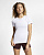 Футболка женская Nike Np 365 Top SS Essential White/Black - Фото 2 малая