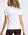 Футболка женская Nike Np 365 Top SS Essential White/Black - Фото 3 малая