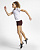 Футболка женская Nike Np 365 Top SS Essential White/Black - Фото 4 малая