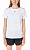 Футболка женская Nike Np 365 Top SS Essential White/Black - Фото 1 малая