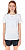 Футболка женская Nike Np 365 Top SS Essential White/Black - Фото 6 малая