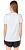 Футболка женская Nike Np 365 Top SS Essential White/Black - Фото 8 малая