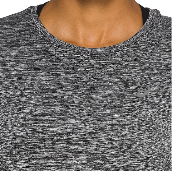 Футболка женская ASICS Race Seamless LS Performance Black - Фото 5 большая