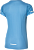 Футболка женская Mizuno Premium Aero Parisian Blue - Фото 2 малая