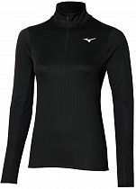 Лонгслив женский Mizuno Dryaeroflow Ls Hz Black