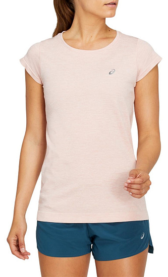 Футболка женская ASICS Race Seamless Ss Ginger Peach - Фото 1 большая