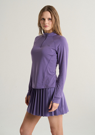 Лонгслив женский Anta 862615401 Purple - Фото 4 большая