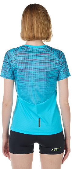 Футболка женская Scott Trail Run Breeze Blue/Dark Purple - Фото 4 большая