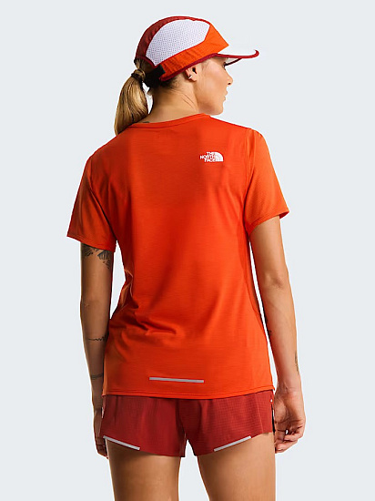 Футболка женская The North Face Summit High Trail Lava Red - Фото 4 большая