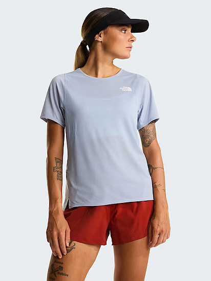 Футболка женская The North Face Summit High Trail Frost Grey - Фото 3 большая