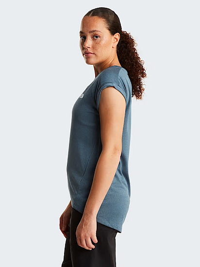 Футболка женская The North Face Tanken Eu Granite Grey Light Heather - Фото 5 большая