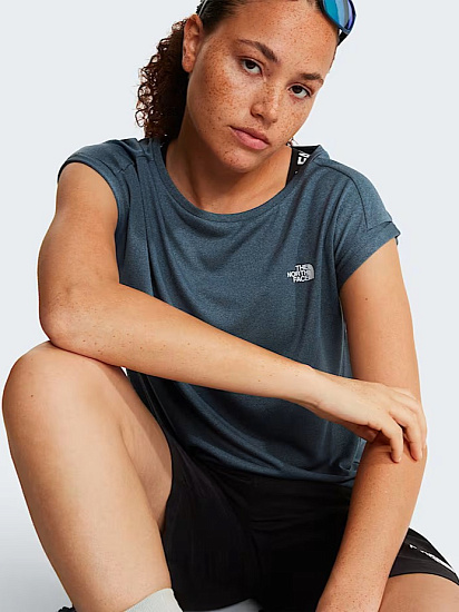 Футболка женская The North Face Tanken Eu Granite Grey Light Heather - Фото 7 большая