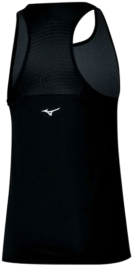 Майка женская Mizuno DryAeroFlow Graphic Black - Фото 2 большая