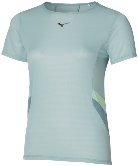 Футболка женская Mizuno DryAeroFlow Cloud Blue - Фото 1 большая