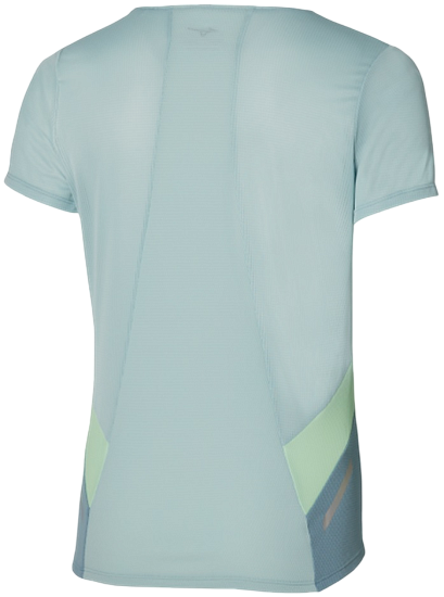 Футболка женская Mizuno DryAeroFlow Cloud Blue - Фото 2 большая
