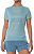 Футболка женская Mizuno DryAeroFlow Graphic Cloud Blue - Фото 3 малая